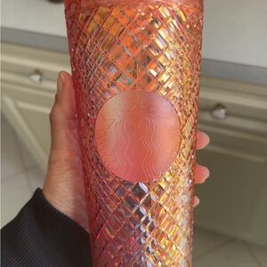 Starbucks Iridescent Rose Gold Tumbler